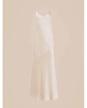 L'Agence Serita Silk Slip Dress - Multicolour