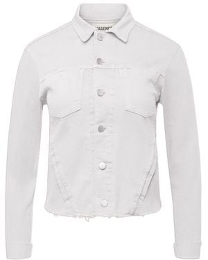 L'Agence Janelle Denim Jacket - White