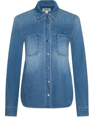 L'Agence 'Agence Isla Shirt - Blue