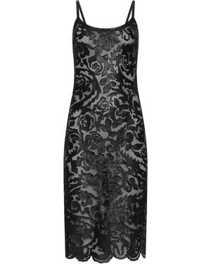 L'Agence Kazuko Vegan Leather Dress - Black