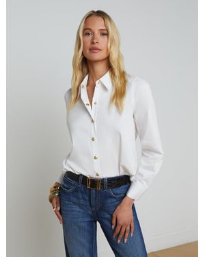 L'Agence Ellery Button-Down Shirt - White