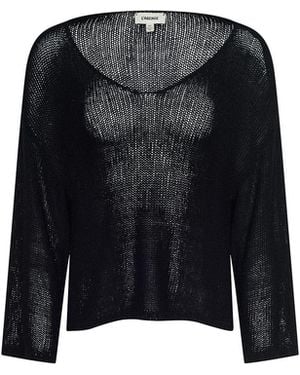 L'Agence Ethan Knit Pullover - Black