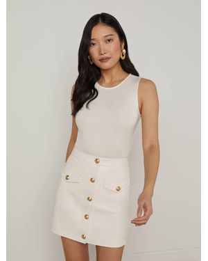 L'Agence Body Débardeur Amia, Blanc Vintage - Neutre