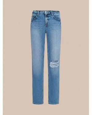 L'Agence Armida Low-Rise Slouch Jean - Blue