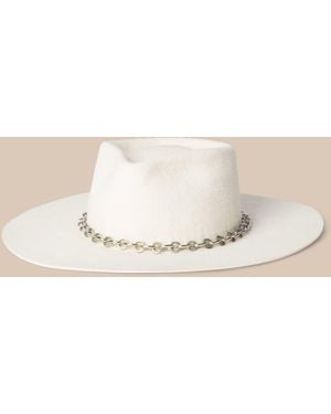 L'Agence Umbra Hat - White