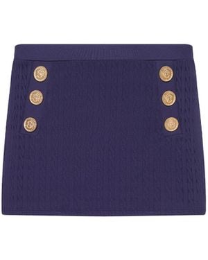 L'Agence Coco Mini Skirt Cover-Up - Blue