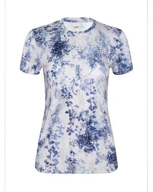 L'Agence Ressi Fitted T-Shirt - Blue