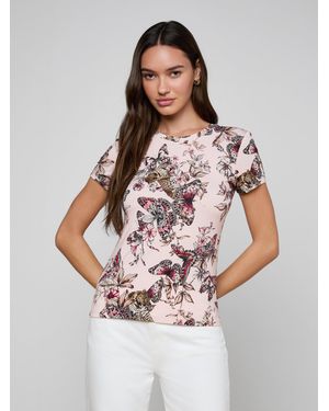 L'Agence Ressi Fitted T-Shirt - Multicolor