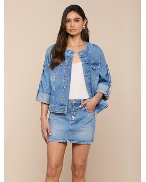 L'Agence Anouk Jean Jacket - Blue