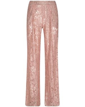 L'Agence Tavia Lace Trouser - Pink