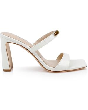 L'Agence Catriona Leather Sandal - White