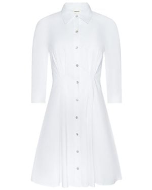 L'Agence Journi Shirt Dress - Natural