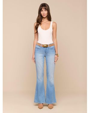 L'Agence Taney Low-Rise Flare Jean - Bleu