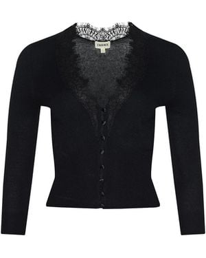L'Agence Eluna Cardigan Top - Blue