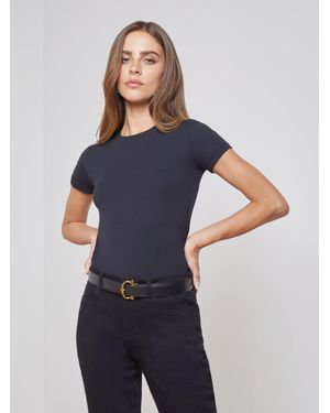 L'Agence Ressi Fitted Tee - Blue