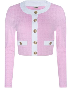 L'Agence 'Agence Adaline Cardigan Cover-Up - Pink