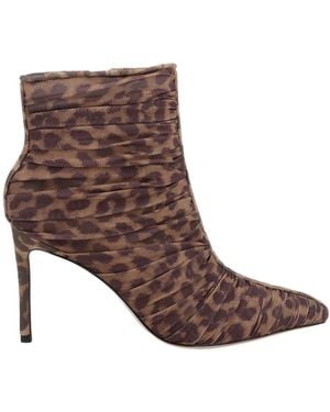 L'Agence Fulton Mesh Bootie - Brown