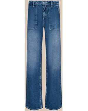 L'Agence Christel Wide-Leg Jean - Blue