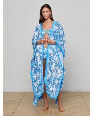 L'Agence Kimono De Plage Kara, Bleu Baroque