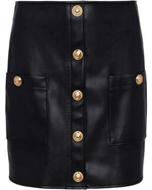 L'Agence Truman Mini Skirt - Black