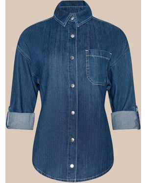 L'Agence Jorah Oversized Shirt - Blue