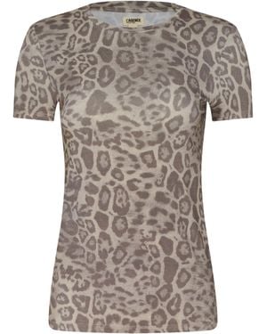 L'Agence Ressi Fitted T-Shirt - Grey