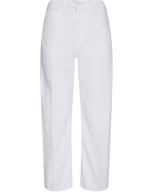 L'Agence Mallis Bow-Leg Jean - White