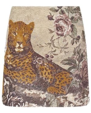 L'Agence Marseille Mini Skirt - Brown