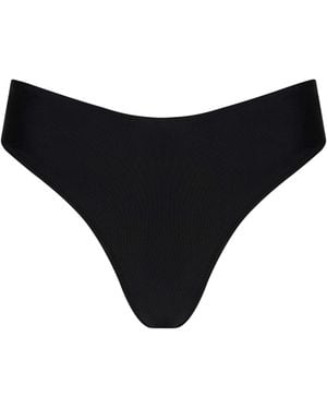 L'Agence Gianna Brazilian Bikini Bottom - Black