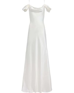 L'Agence Kenna Silk Gown - Natural