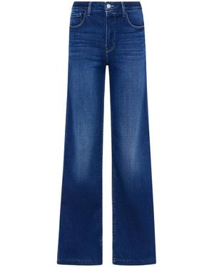 L'Agence Marvista Scottie Wide-Leg Jean - Blue