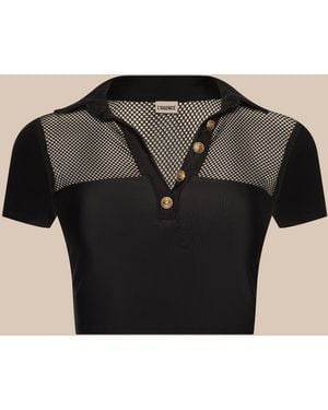 L'Agence Anastasia Swim Top - Black