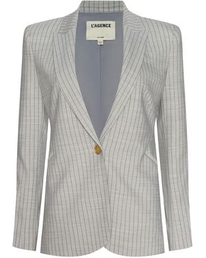 L'Agence Sheila Longline Blazer - Gray