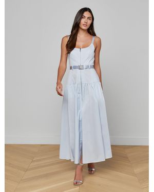 L'Agence Rima Maxi Dress - White
