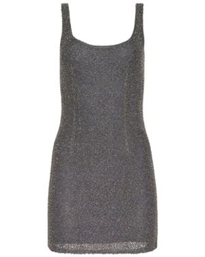 L'Agence Inori Beaded Mini Dress - Multicolor