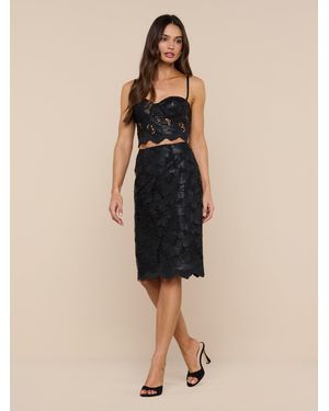 L'Agence Royal Pencil Skirt - Natural