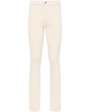 L'Agence Selma Coated Bootcut Jean - White