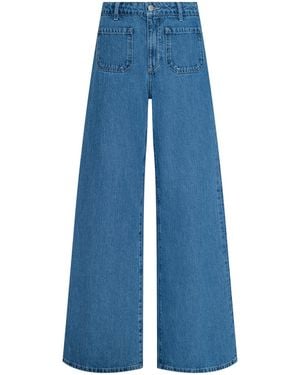 L'Agence Delcan Wide-Leg Jean - Blue