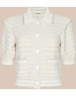 L'Agence Novalie Cardigan Top - Natural