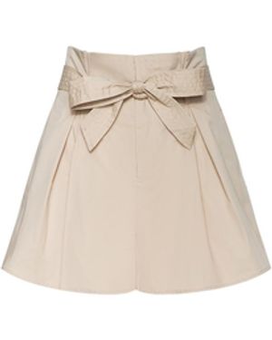 L'Agence Damira Poplin Short - Natural