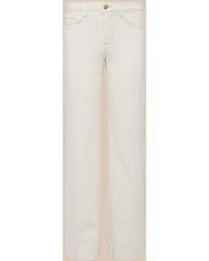 L'Agence Scottie Wide-leg Jean - White