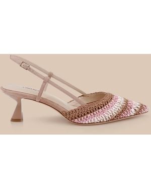 L'Agence Nantes Slingback Pump - Natural