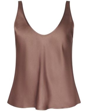 L'Agence Eddie Tank Top - Brown
