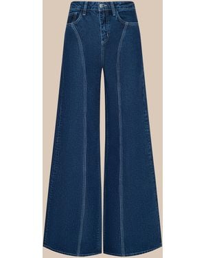 L'Agence Lestat Wide-Leg Jean - Blue