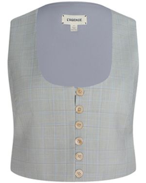 L'Agence Arwen Vest - Gray