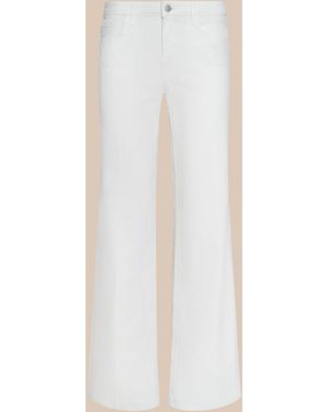 L'Agence Joanne Low-Rise Wide-Leg Jean - Grey