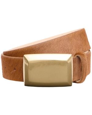 L'Agence The Sierra Plaque Belt - Natural