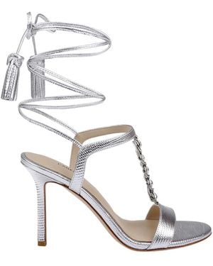 L'Agence Caelith Sequin Gown - White