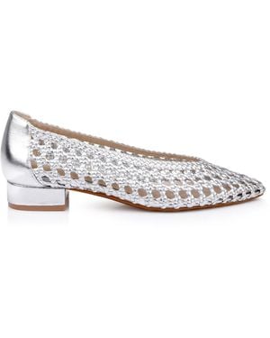 L'Agence Alsace Ballet Flat - White