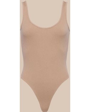 L'Agence Nica Scoopneck Bodysuit - Blue